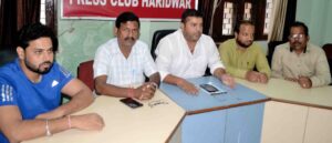 haridwar news बाढ़ प्रभावित किसानों को 15 हजार रूपए प्रति बीघा और मजदूरों को प्रति परिवार 10 हजार की सहायता दे सरकार-राजीव चौधरी