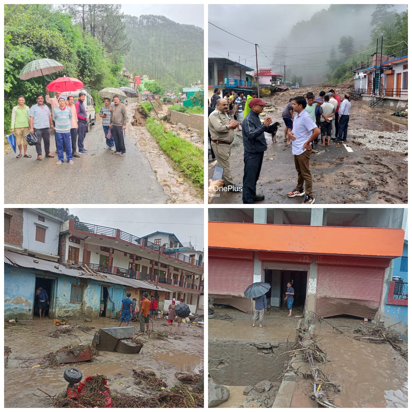 uttarkashi news पुरोला के रतेड़ी गांव में मूसलाधार बारिश ने मचाई तबाही