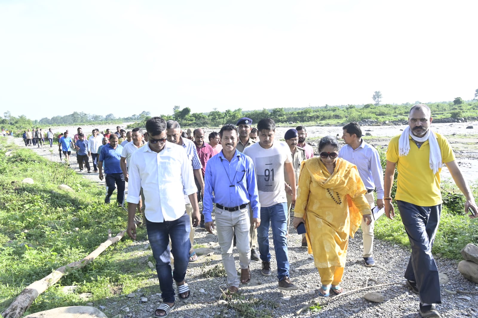 विधानसभा अध्यक्ष ऋतु खण्डूडी भूषण ने अपने कोटद्वार विधानसभा क्षेत्र के आपदा ग्रसित क्षेत्रों का निरीक्षण किया